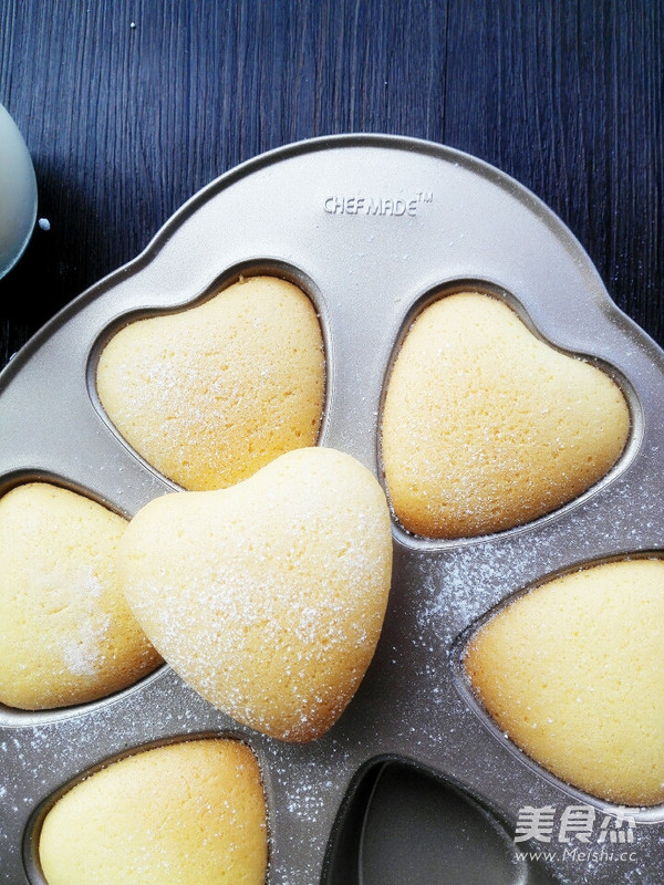 心形海绵小蛋糕