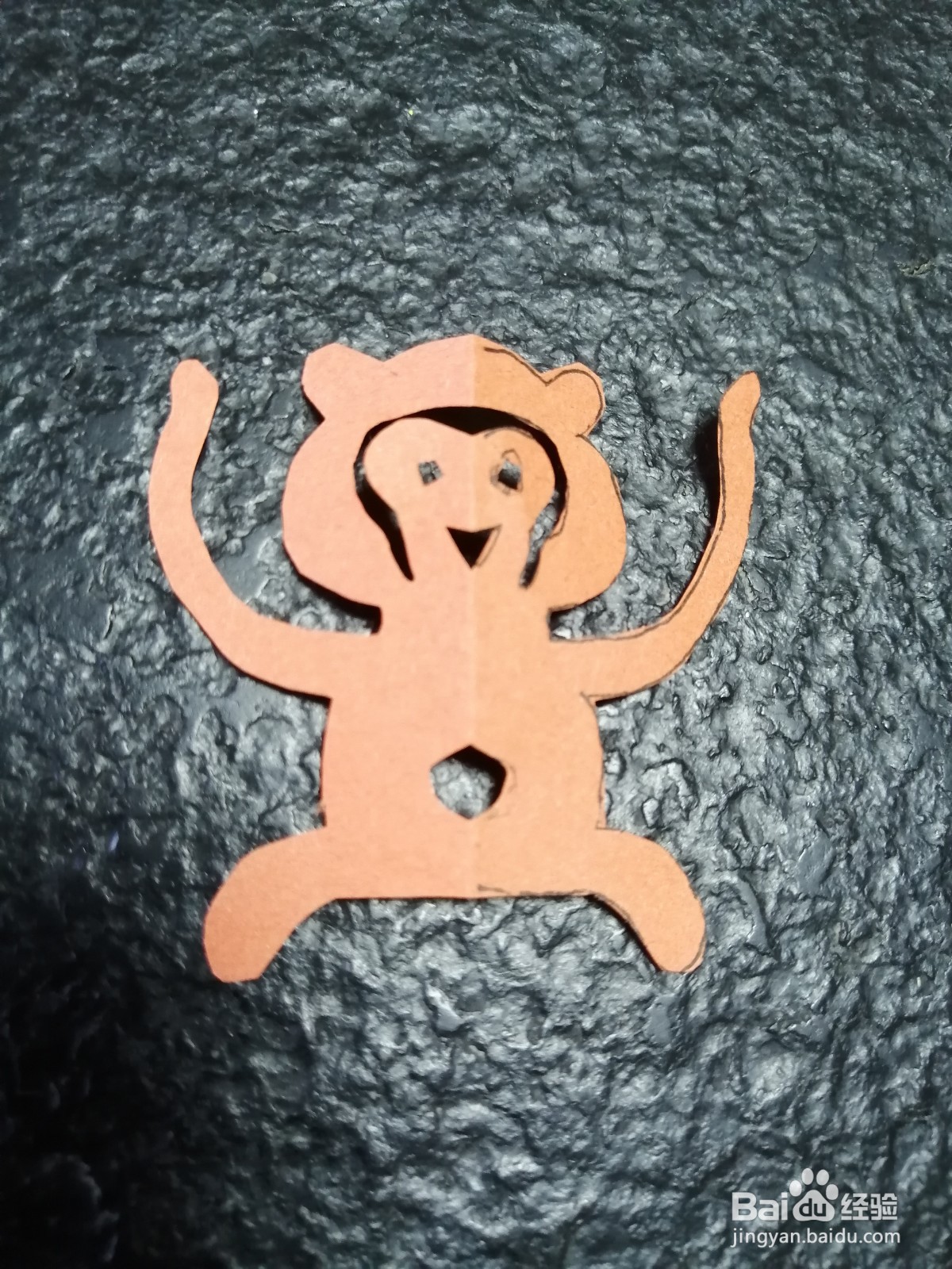 可爱的小猴子怎么剪