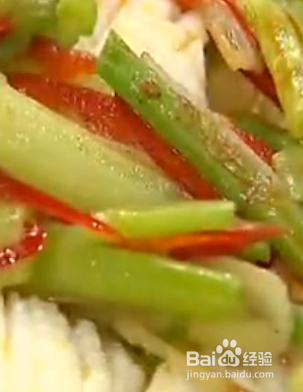 美食的诱惑，花枝芹菜