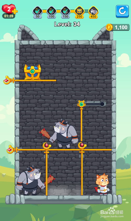 Cat How To Loot的Level 34怎样过关