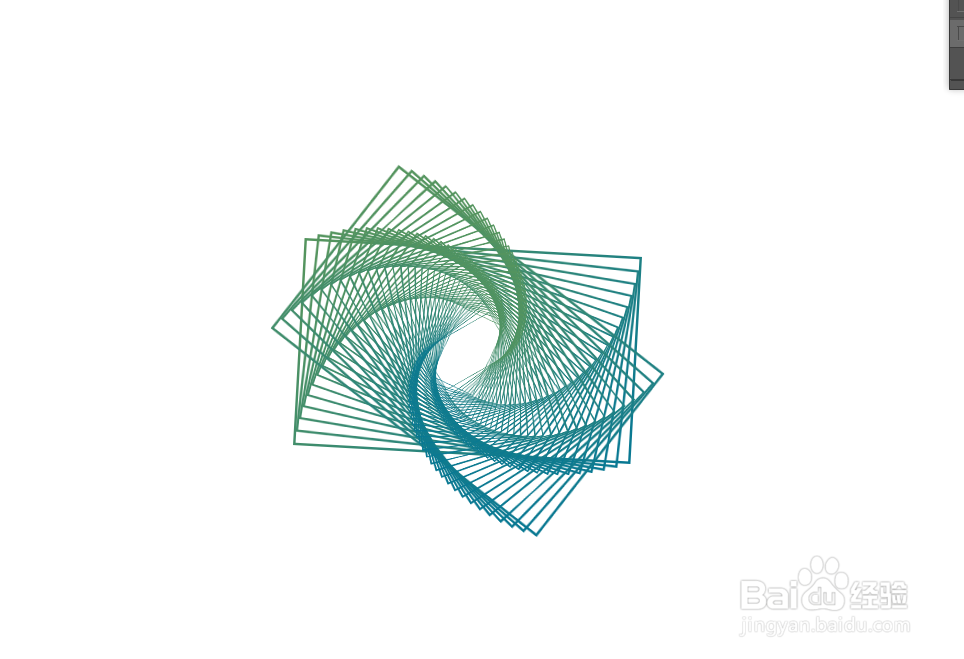 Photoshop如何制作变形线框字?