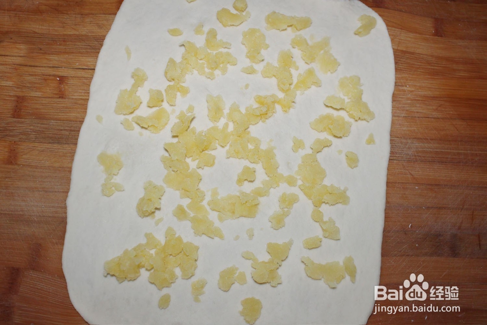 土豆花朵面包的做法