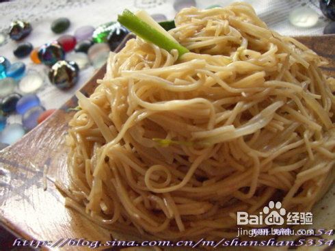 豉油王炒面的做法