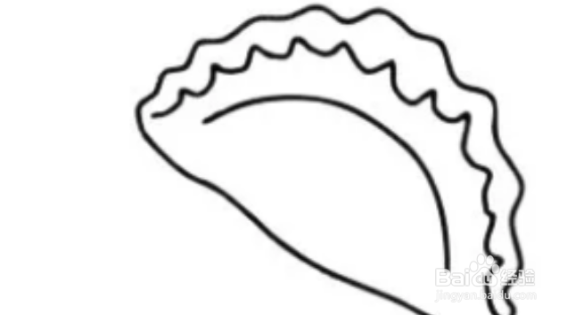 好看的水饺简笔画教程