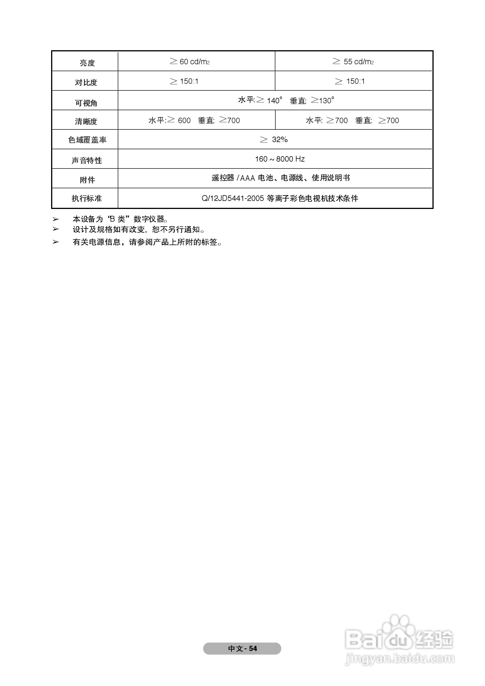 三星PS-50P91FH等离子彩电使用说明书:[6]