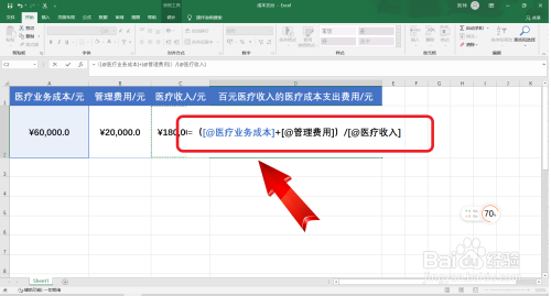 百元医疗收入的医疗成本支出怎么计算？