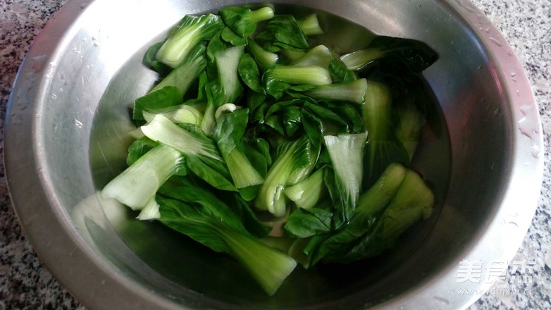 咖喱油菜丸子汤