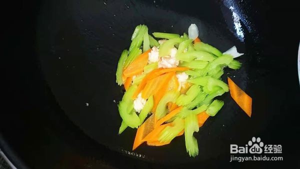 七夕为他（她）下厨房 西芹百合虾仁