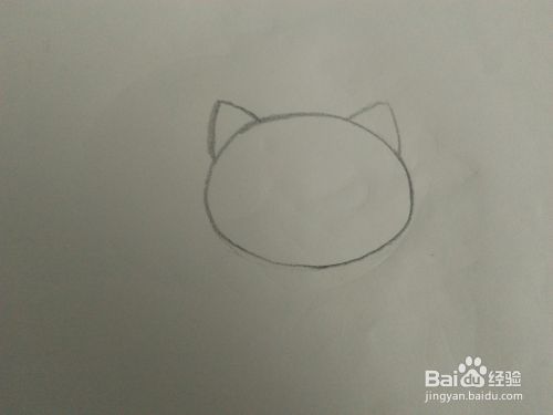 如何画一只卡通的凯蒂猫