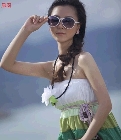 Photoshop让暗淡的美女图片恢复水嫩肤色