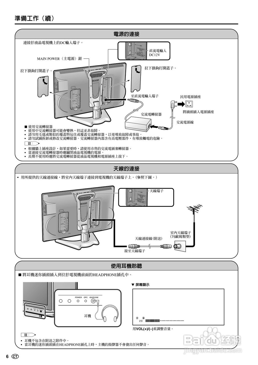 声宝LC-20B5H型液晶电视机说明书:[1]