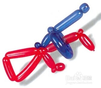 魔法气球造型教程系列之：[28]汤姆生机关枪