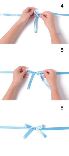 礼物包装方法——翻面蝴蝶结的系法