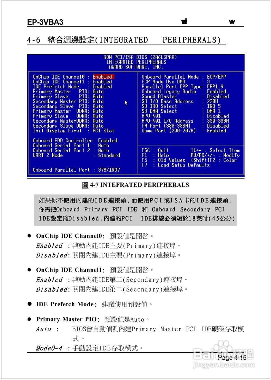 磐正EP-3VBA3型主板说明书:[4]