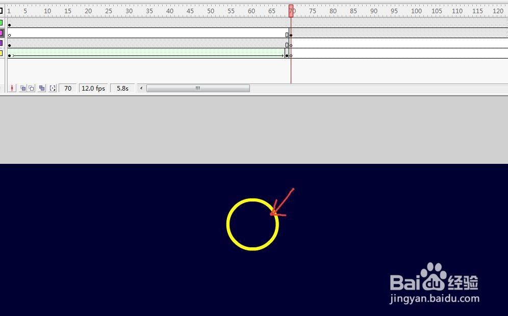 flash绘制一个烟花散开的效果