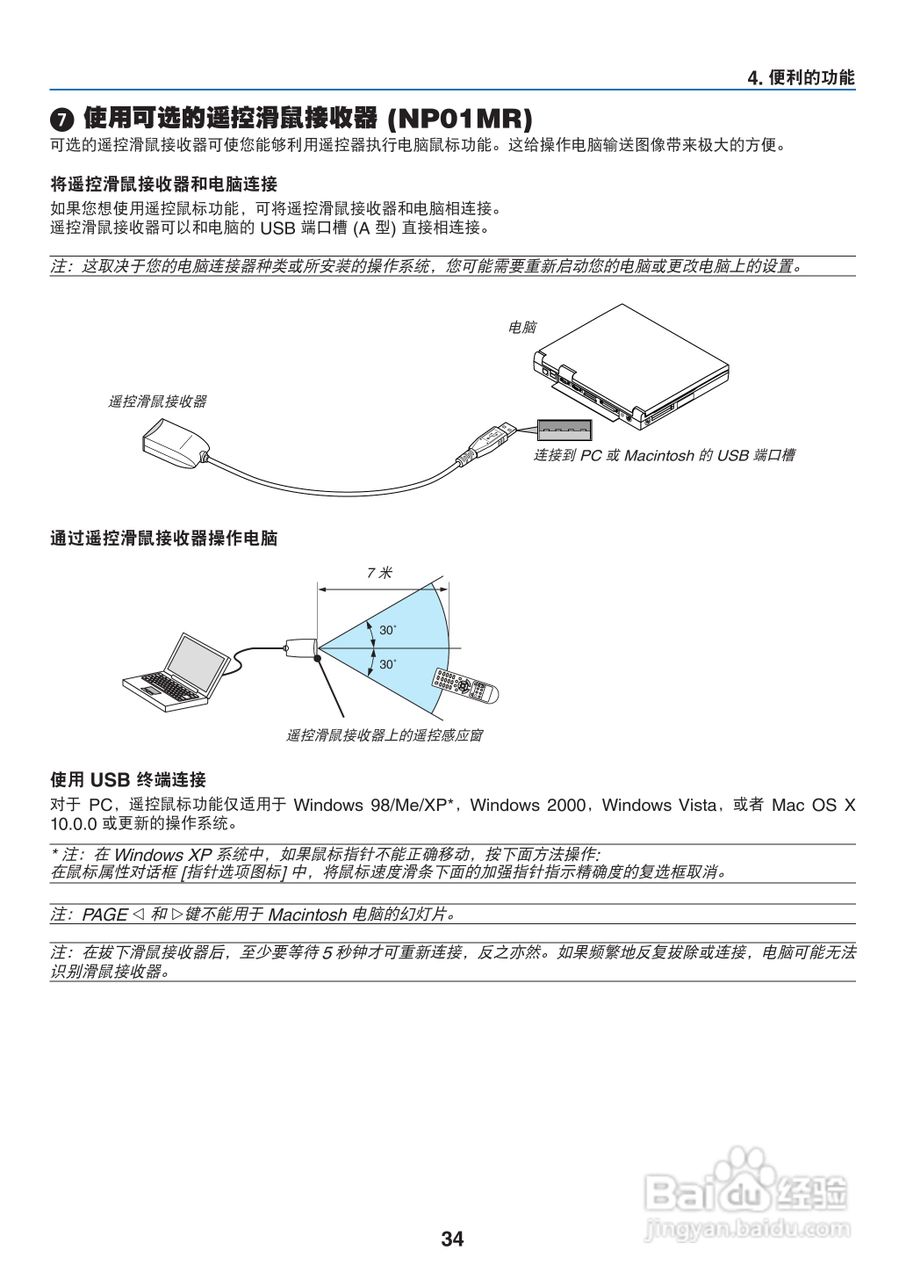 NEC NP110+投影机说明书:[5]