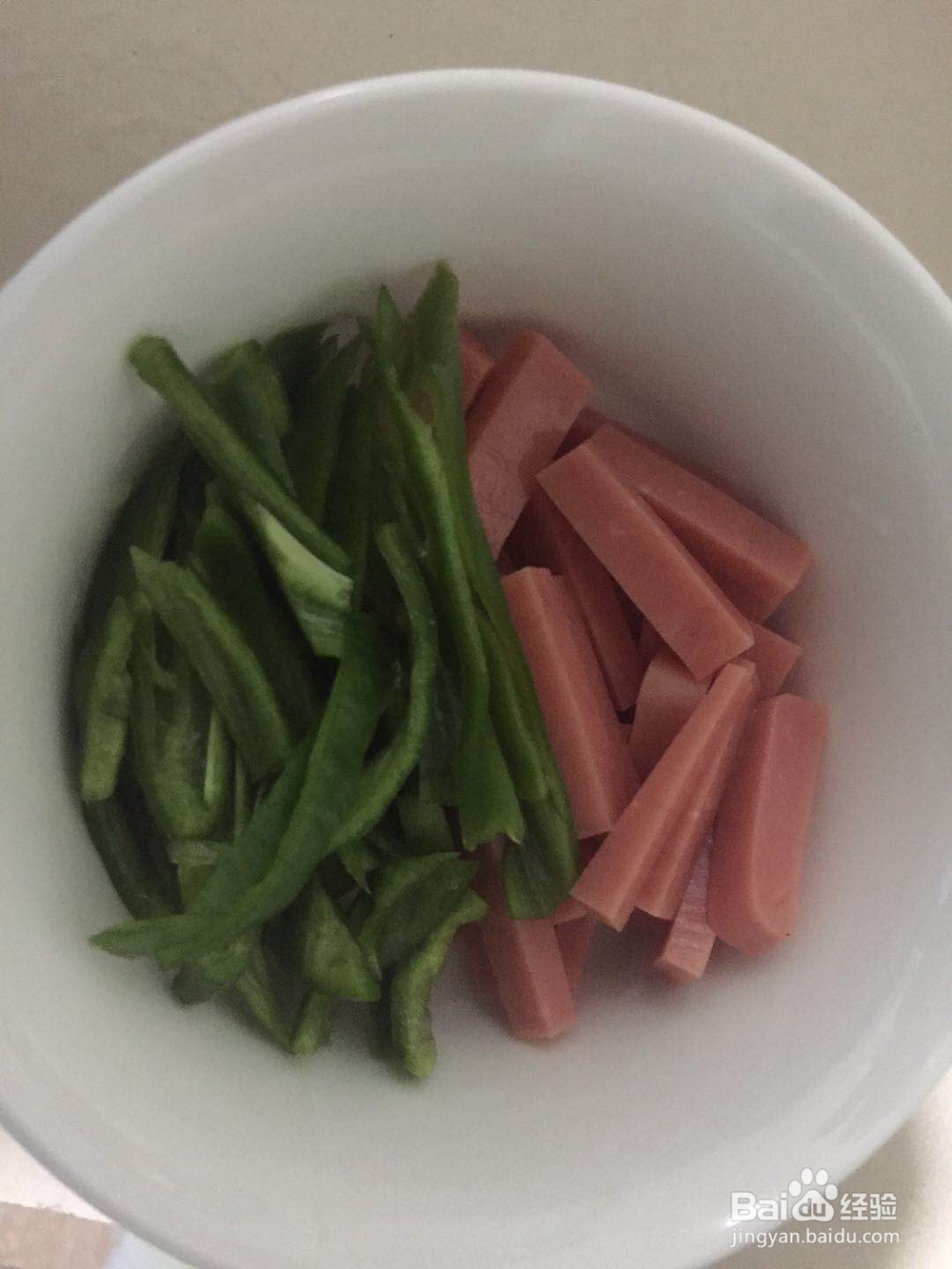 简单炒菜:黄瓜炒火腿