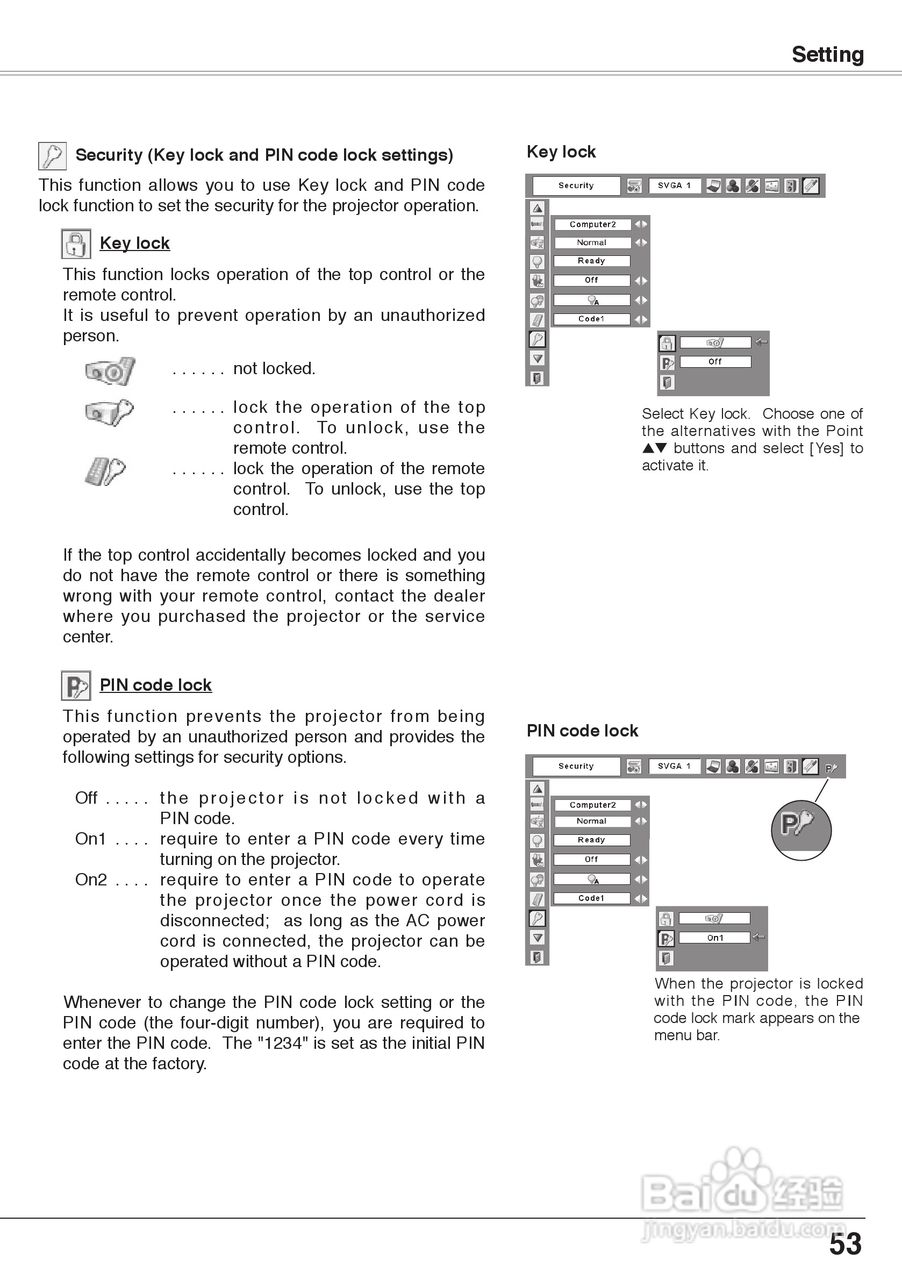 三洋 PLC-XW60投影机说明书:[6]