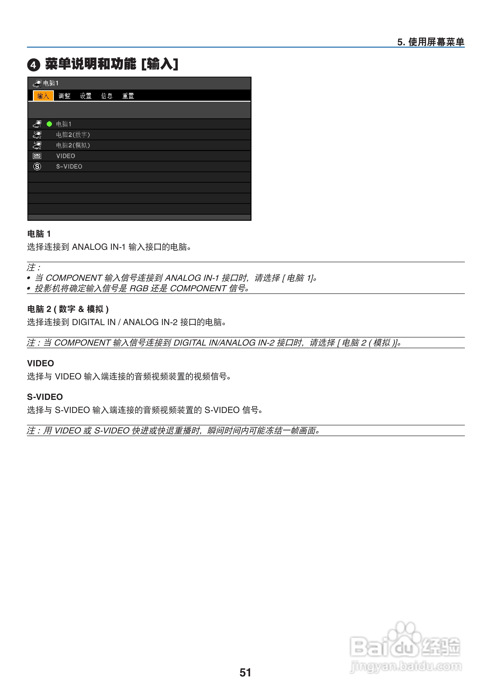 佳能LV-7280投影仪使用说明书:[6]