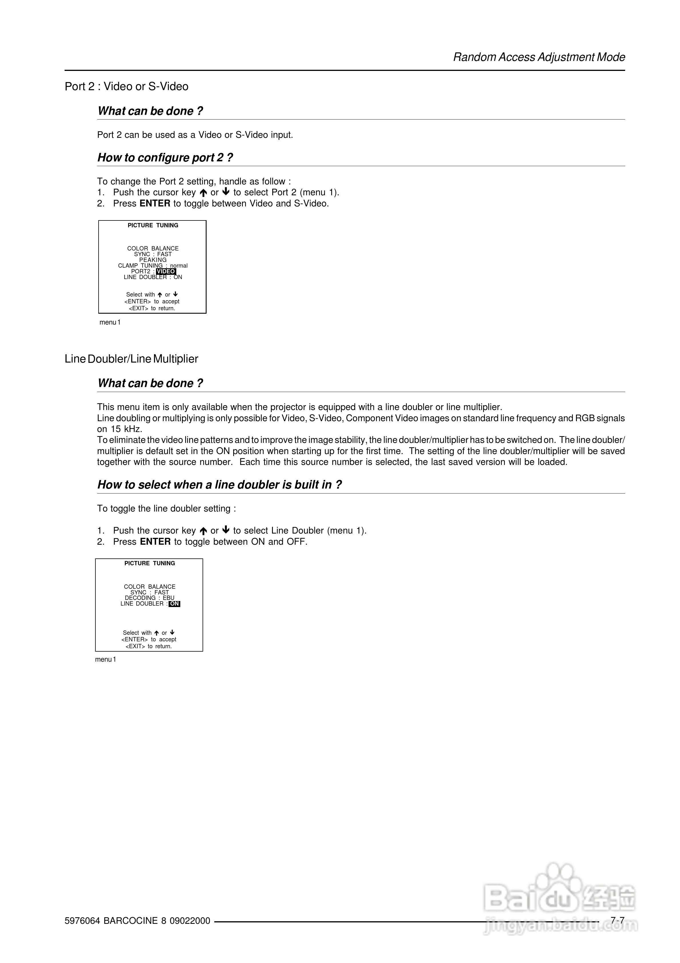 Barco巴可 Cine 8投影机说明书:[5]