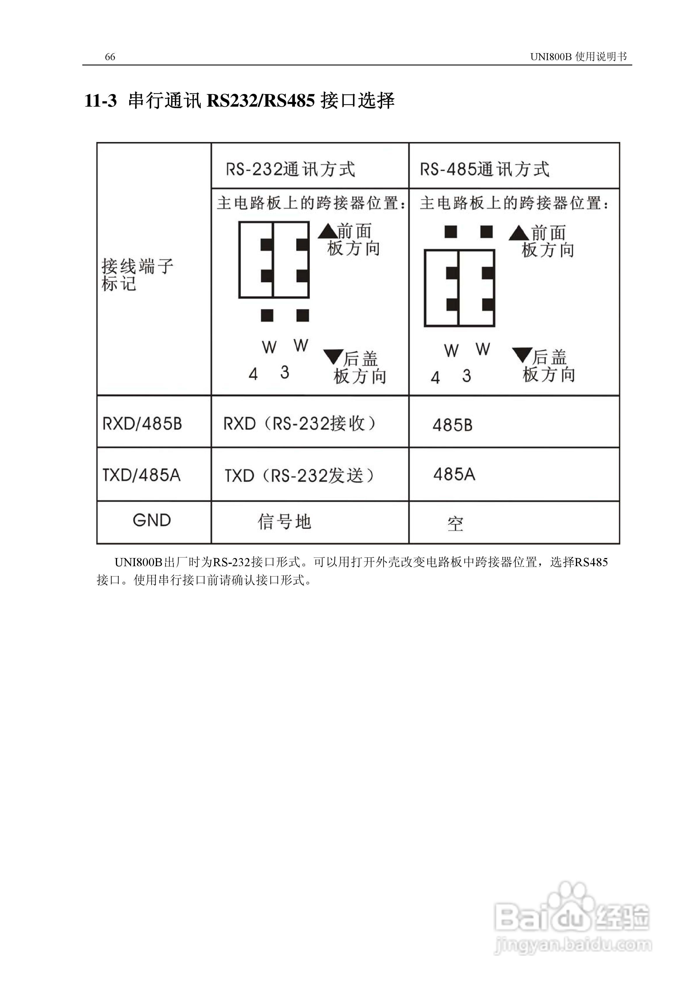 UNI 800B定量秤控制仪使用说明书:[7]
