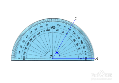 量角器内外圈刻度怎么使用