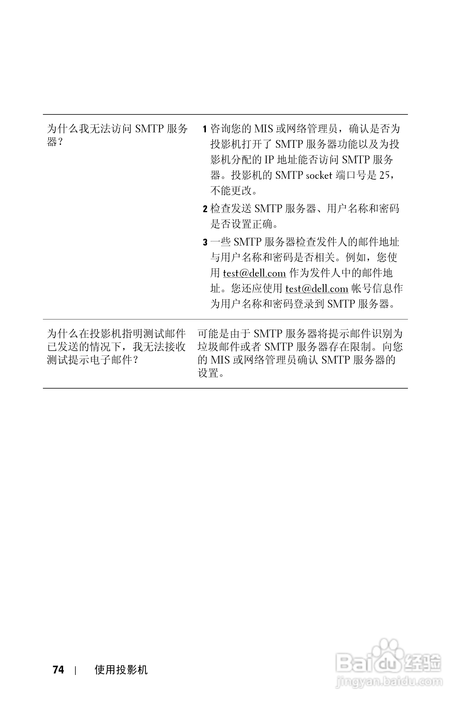 DELL Dell 4610X WIRELESS PLUS投影机说明书:[8]