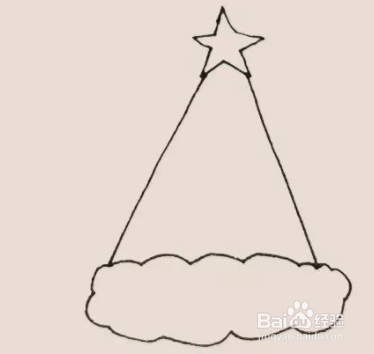 圣诞帽简笔画