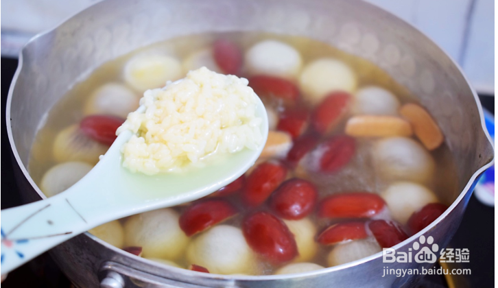 酒酿汤圆的做法