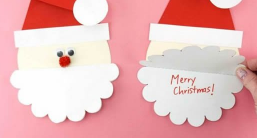 圣诞老人卡片手工制作方法图解教程