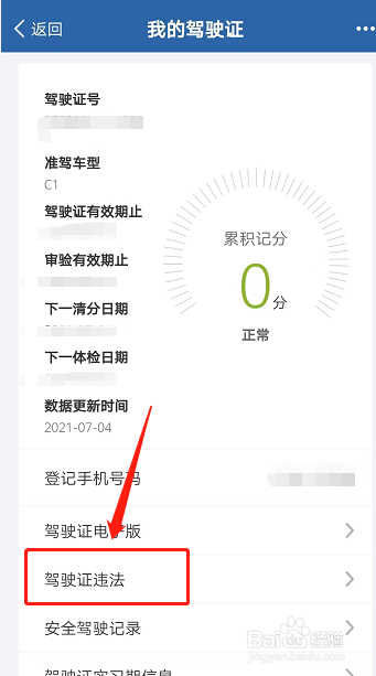 怎么查看历史违章图片
