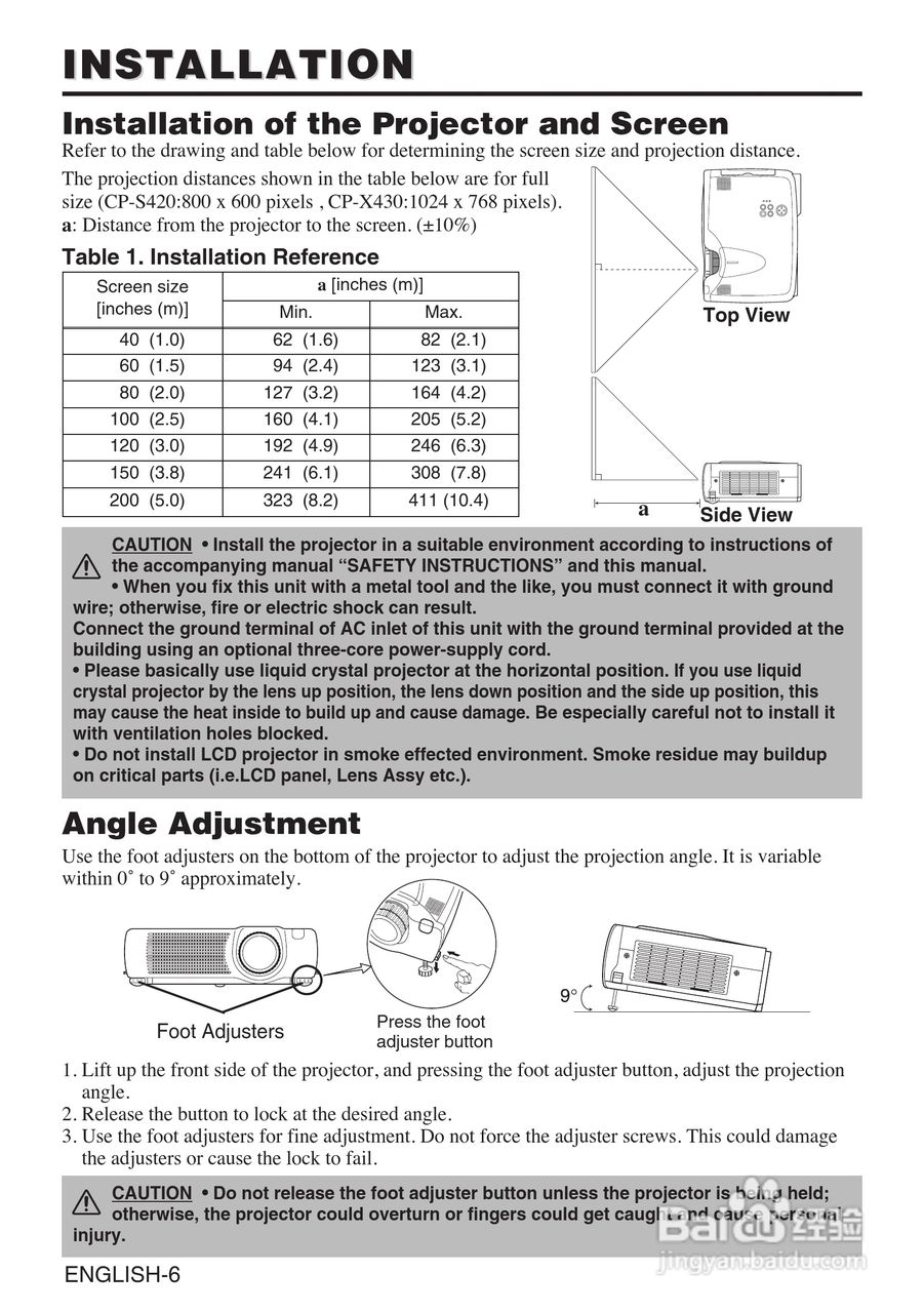 日立 CP-S420投影机说明书:[1]