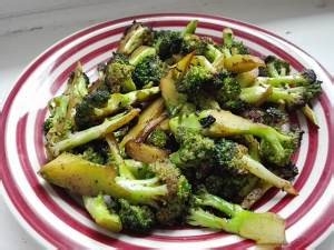 养生食补干锅西兰花（仿制烧烤西兰花）的做法