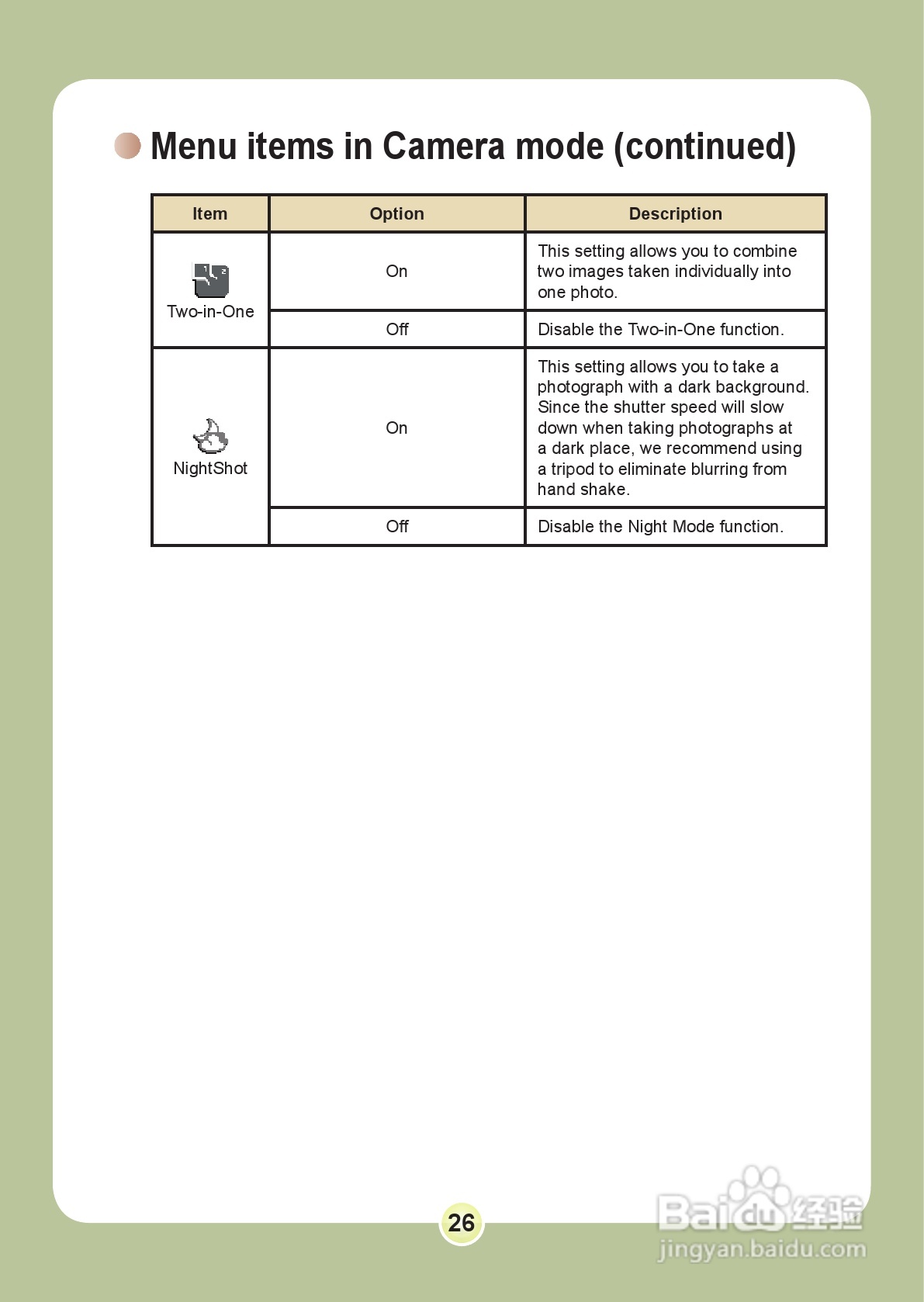爱普泰克PocketDV 6800数码摄像机使用说明书:[3]