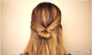 可爱蝴蝶结公主头