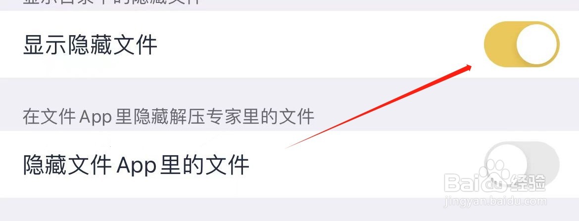 解压专家显示隐藏文件在哪里打开