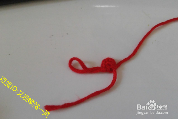 一种装饰作用的毛线花朵及枝丫的钩织方法