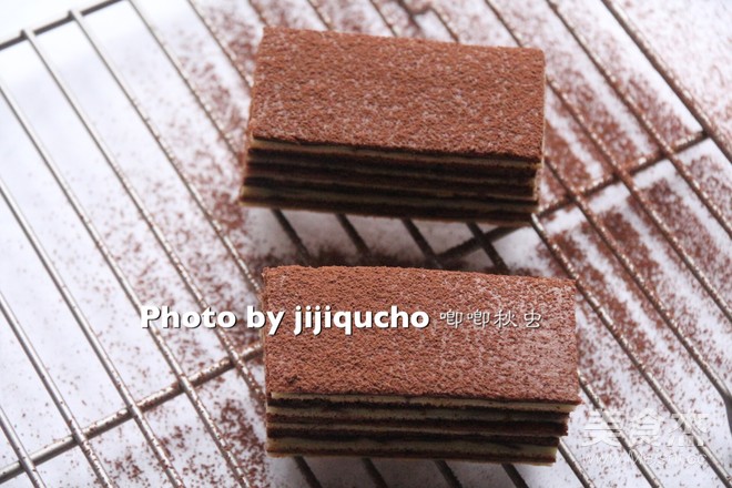 可可蓝莓果酱千层蛋糕