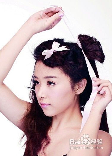 简单刘海编发步骤