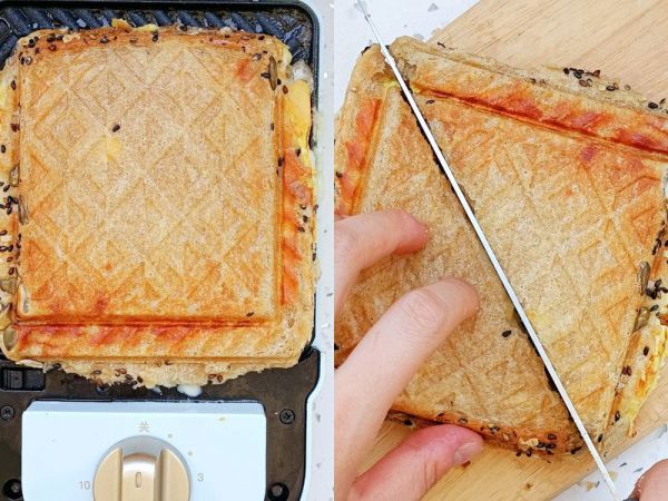 芝士滑蛋三明治