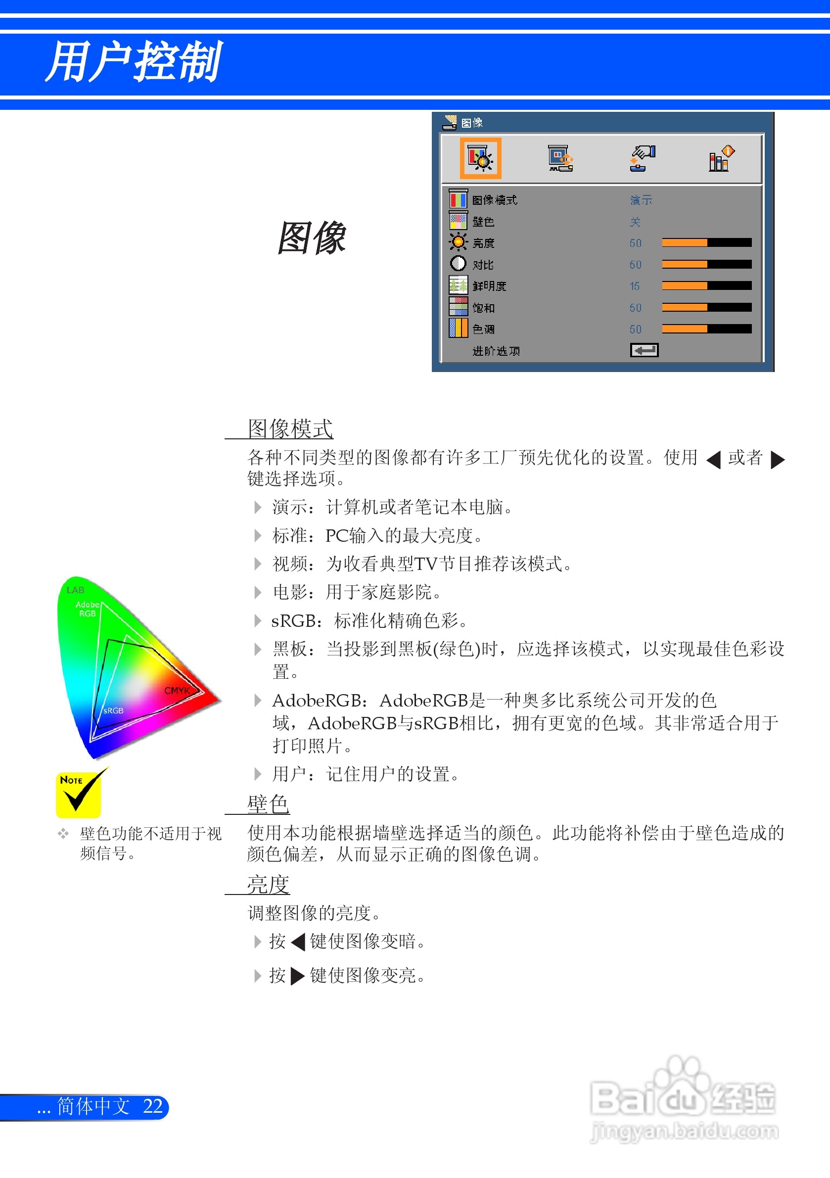 日电NP-L51W+投影机说明书:[3]