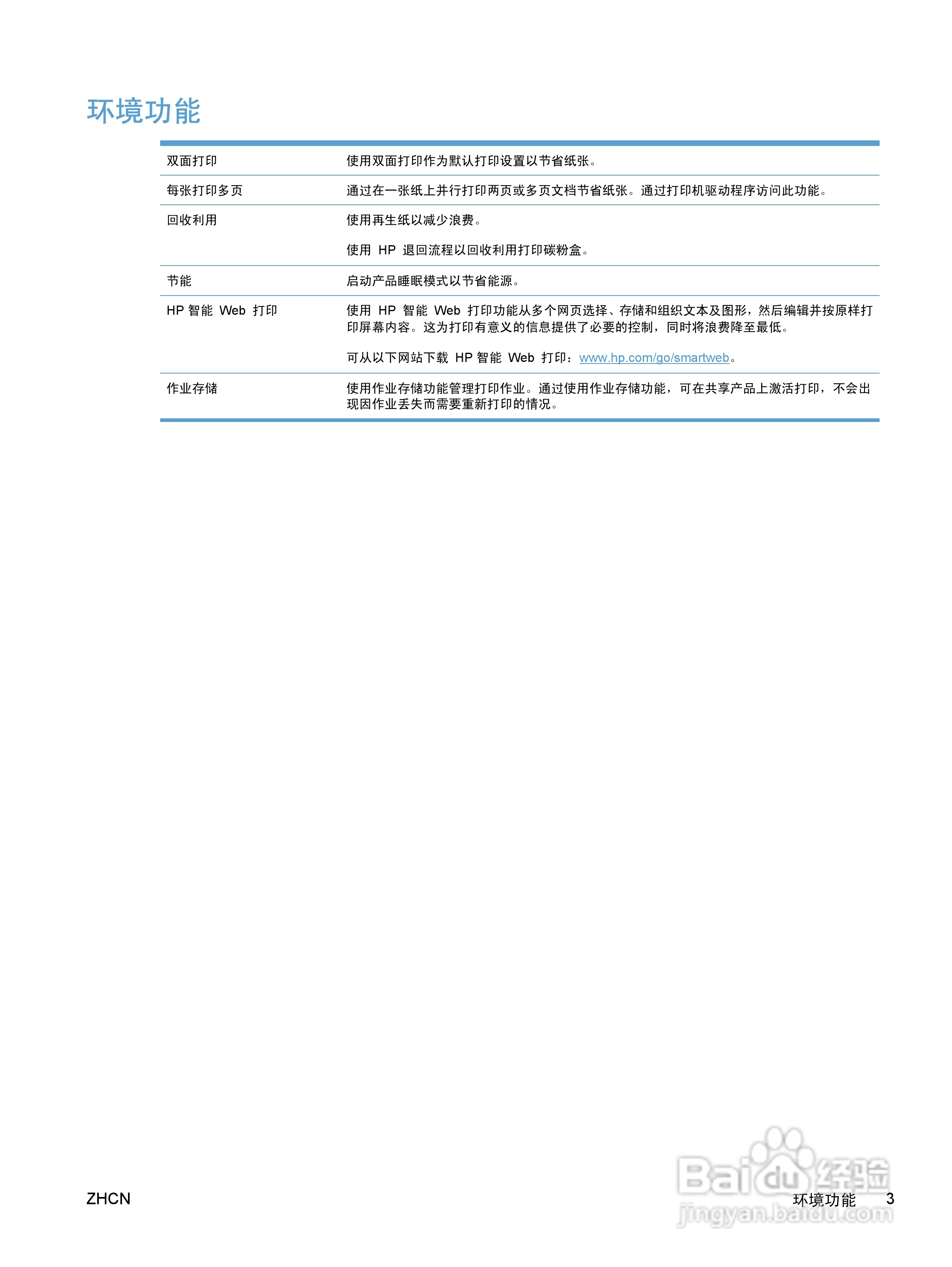 惠普 COLOR LASERJET ENTERPRISE CP5520打印机说明书:[2]