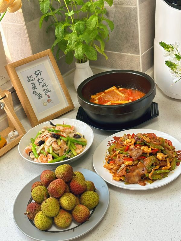 五花肉豆豉炒苦瓜