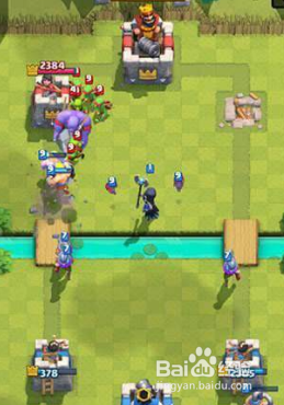 皇室战争坦克一波的暗夜闪石流