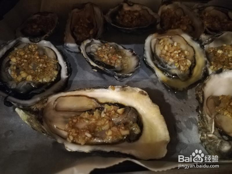 金银蒜烤生蚝的做法