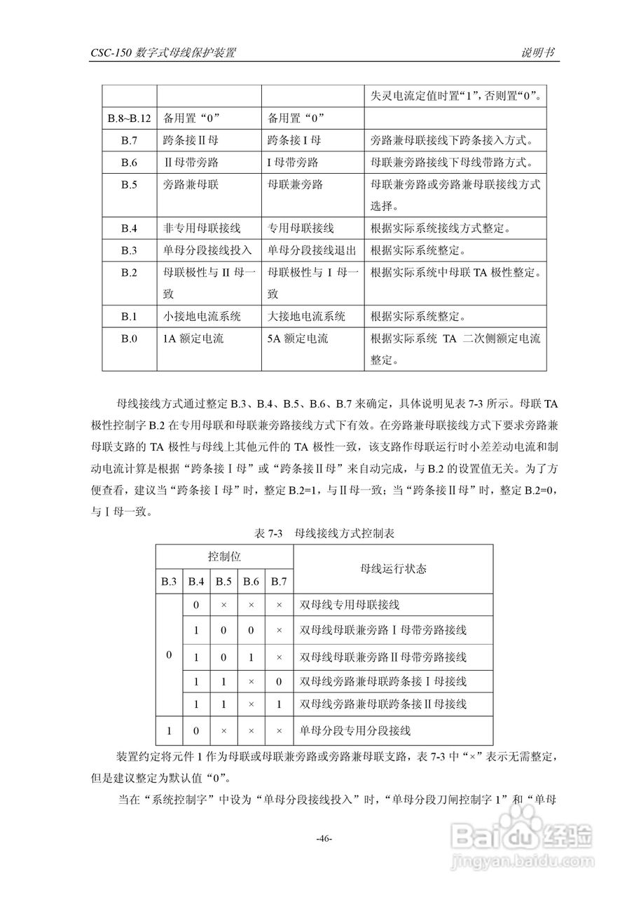 四方CSC-150数字式母线保护装置说明书:[6]