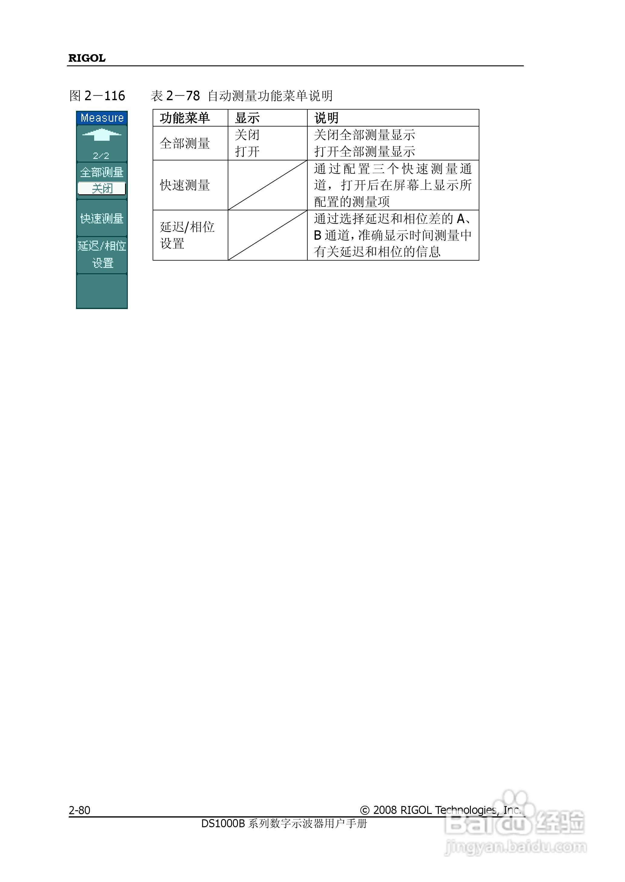 RIGOL DS1000B系列数字示波器用户手册:[11]