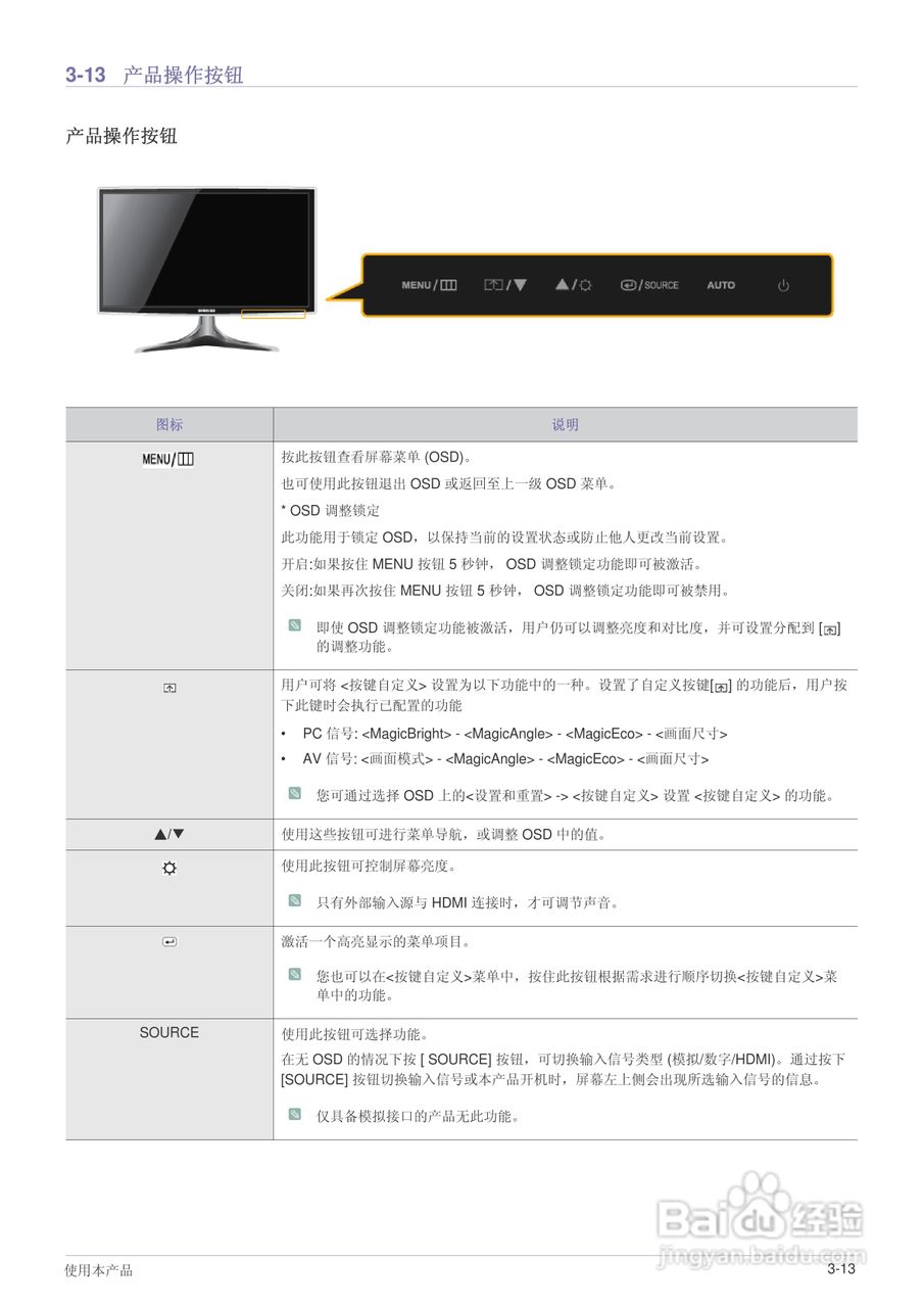 三星BX1950液晶显示器使用说明书:[3]