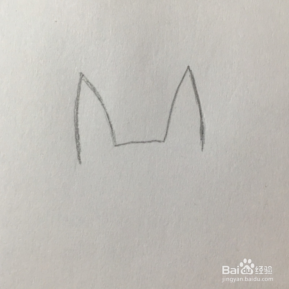 怎么画一只被吓到的柯基小狗简笔画？