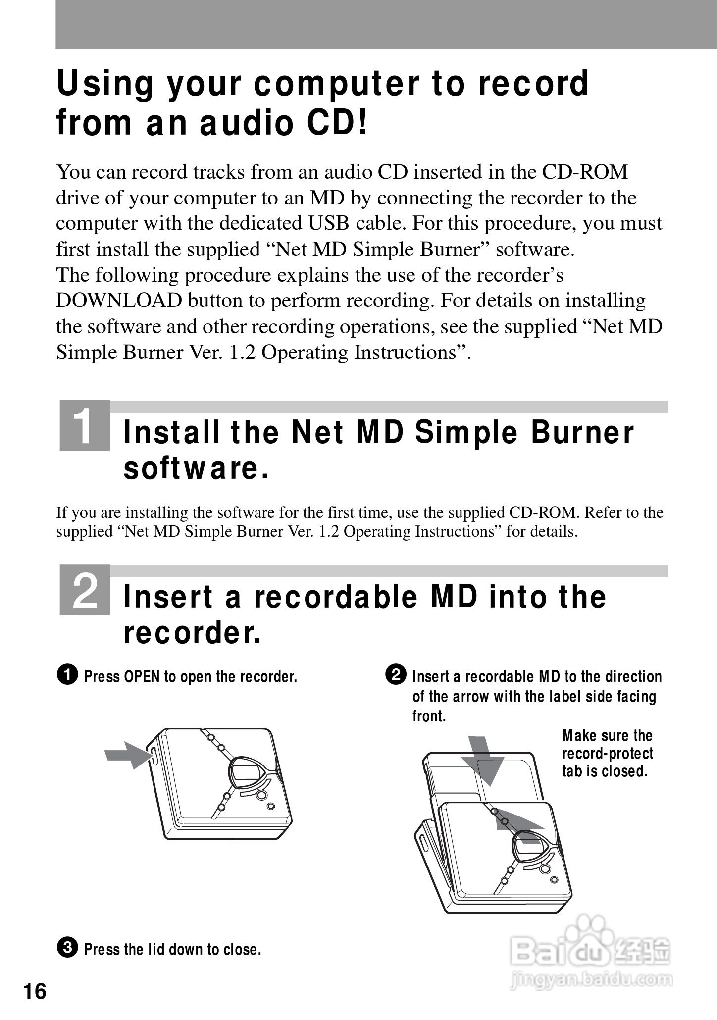 aiwa爱华 MD-AM-NX9 MD播放器说明书:[2]